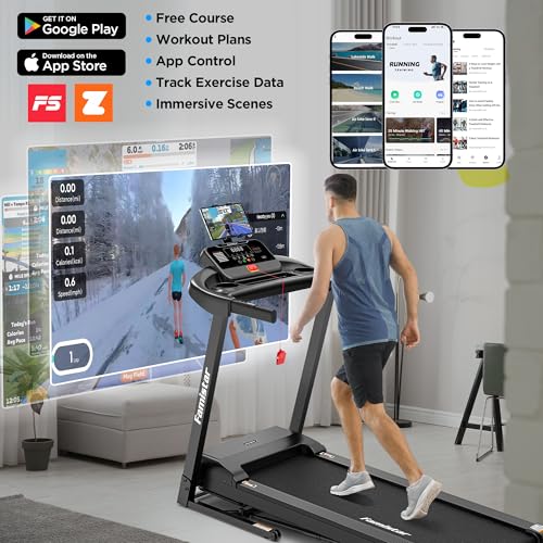 Image of 2.5HP Folding Incline Treadmill, Electric Treadmill for Home