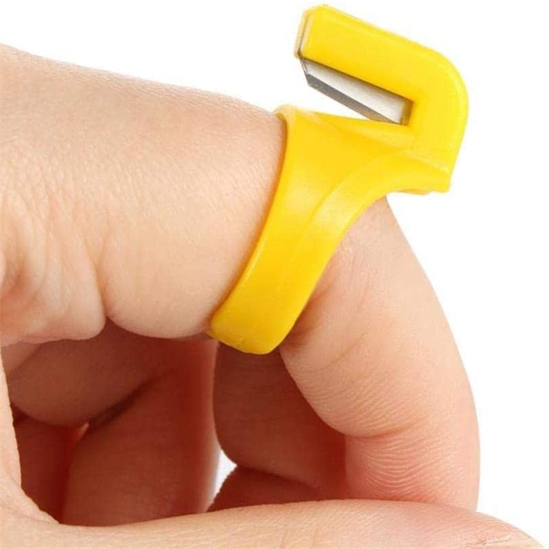 3PCS/Set Thimble Sewing Ring Thread Cutter Finger Blade Needle Craft Household Sewing Machine Accessory | | - - (Color: 3 pcs)