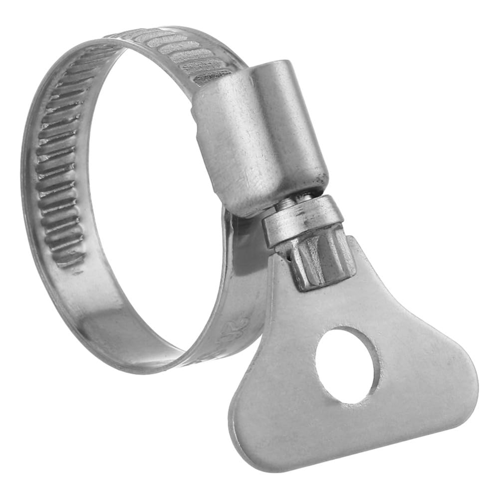 Bkhsgdxj One Color Stainless Steel Pipe Clamp, 5Pcs/Lot Stainless Steel 304 Worm Drive Fuel Pipe Tube Clips Water(33 57 Mm)