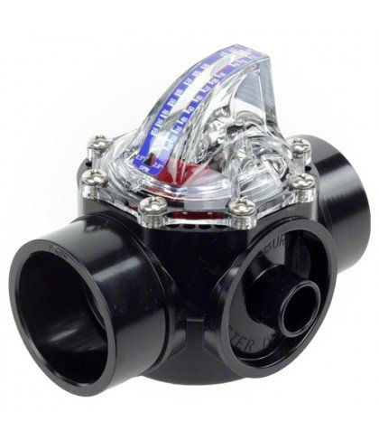 2-2.5 in. Flowvis Complete Flow Meter & Safety Flapper with GPM Scale