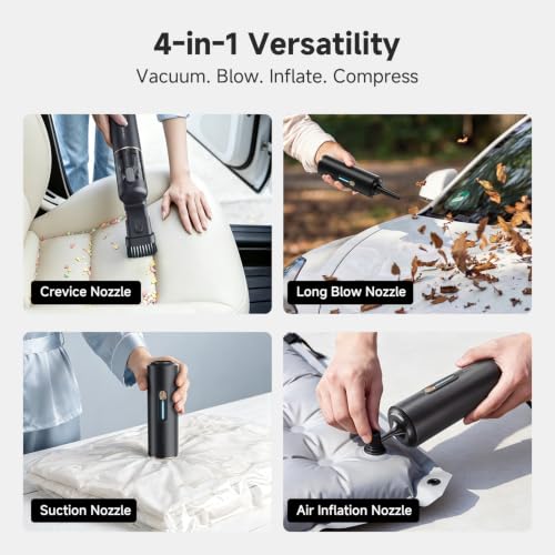 dreame VBP20-B Car Vacuum Cleaner 4-in-1 Hand Vacuum with Charging Dock - image 3