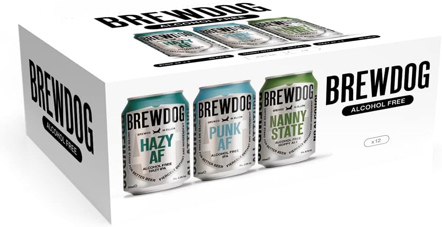 BrewDog Alcohol Free Mixed Pack - 12 x 330ml Cans