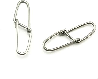 100x Test 45kg Cross Lock Swivel Fishing Tackle Fly Rings Coast Lock Snap Solid Ring Rolling Coastlock Sea Hooks Lures Ball Bearing FY006-02