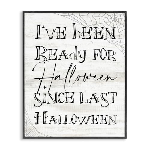 Spooky Halloween Typography Spider, 24 x 30 Inch Framed Giclée Print