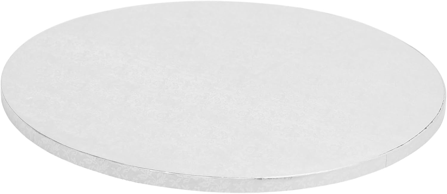 14 Inch Corrugated Cake Moving Tray for Easy Baking and Display Reusable Aluminum Foil Cake Base