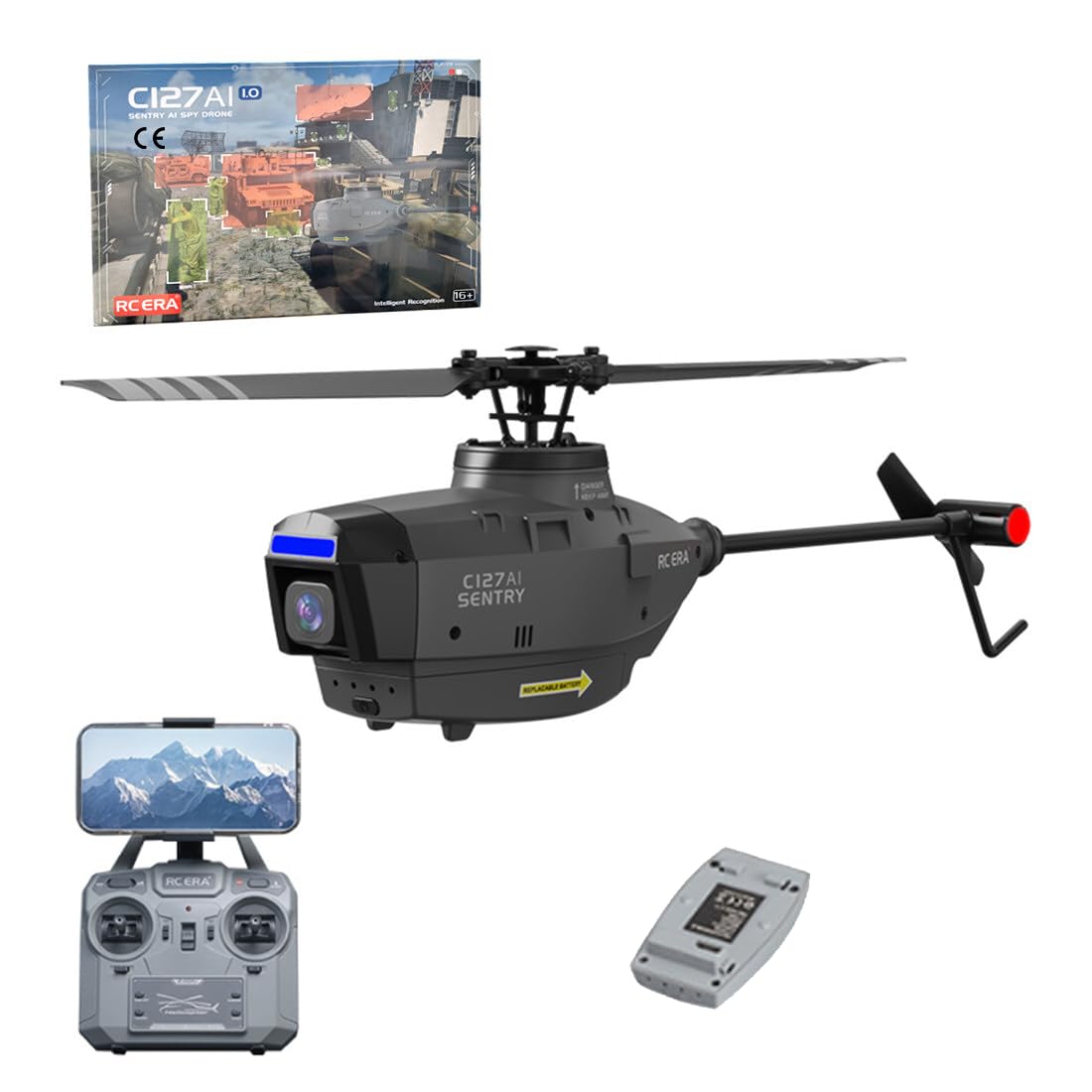 Drone L1 Spy 4DRC 2.4Ghz 8K HD Avec Caméra 720P, 2 Batteries - Neuf
