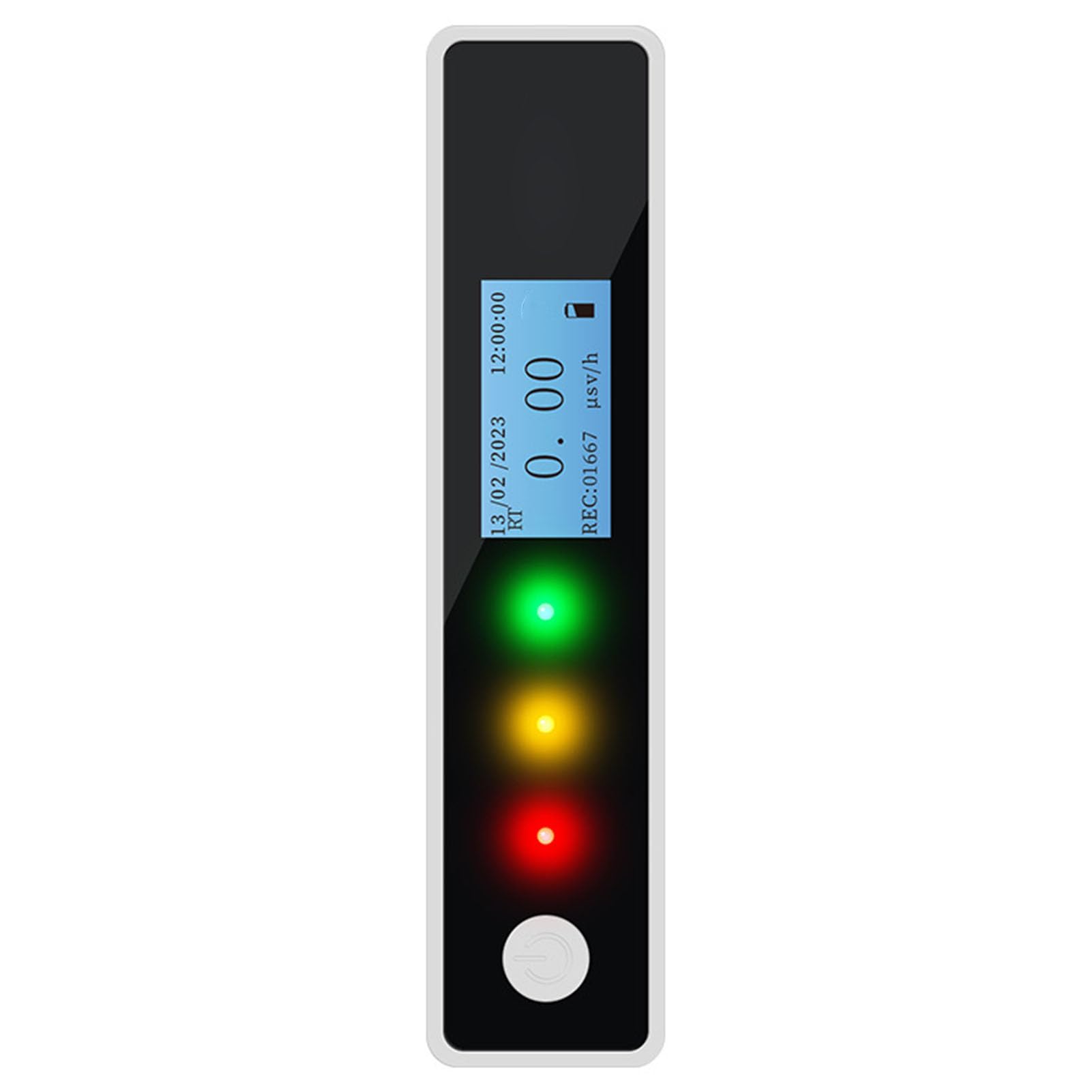 Geiger Counter Nuclear Strahlungsdetektor Digital Radioaktive Erkennungsmessgerät hohe Empfindlichkeit Echtzeitüberwachung für Home Workplace ABS -Material 1.29 Zoll OLED -Display