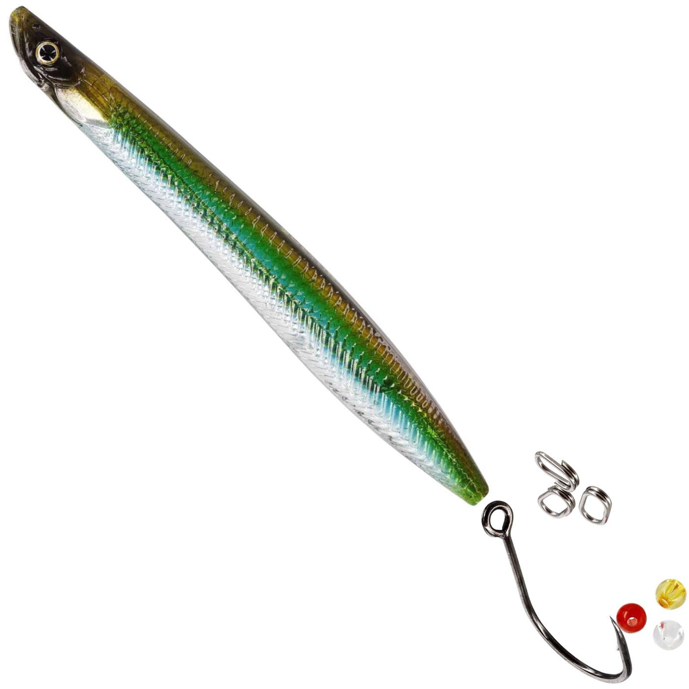 Westin Sandy Inline Sea Trout Bait, 10.5 cm, 18 g, Colour: UV Transparent Minnow