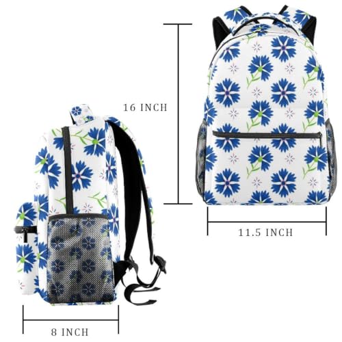 Mochila casual multicolor unisex con compartimento protector para bolsa de laptop 2