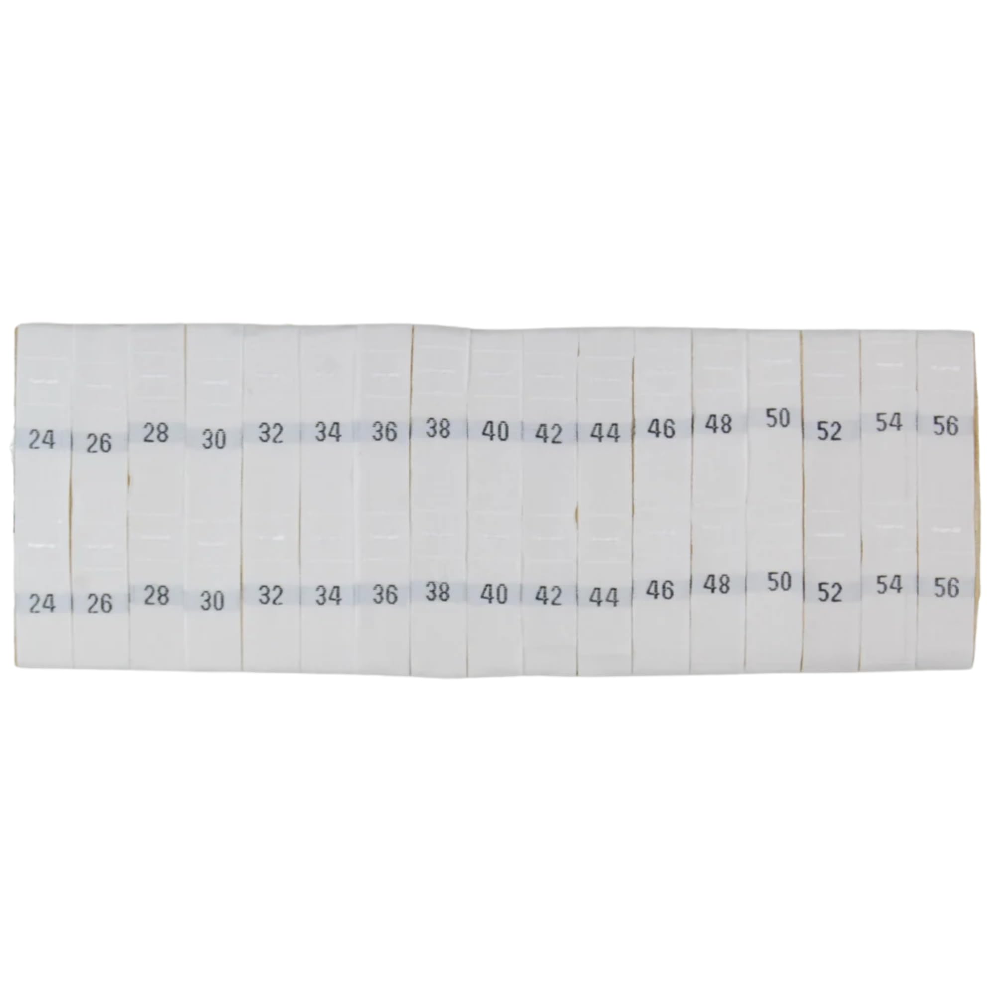 celloexpress Sew On Clothing Size Labels Woven Label - Sewing/Crafts (White - Pack of 100, 52) โ image 1