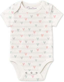 MOM'S HOME New Born Organic Cotton Half Sleeves Onesie | New Born Baby Clothes | Baby Half Sleeve Cotton Sleepsuits | Litt... Price In India