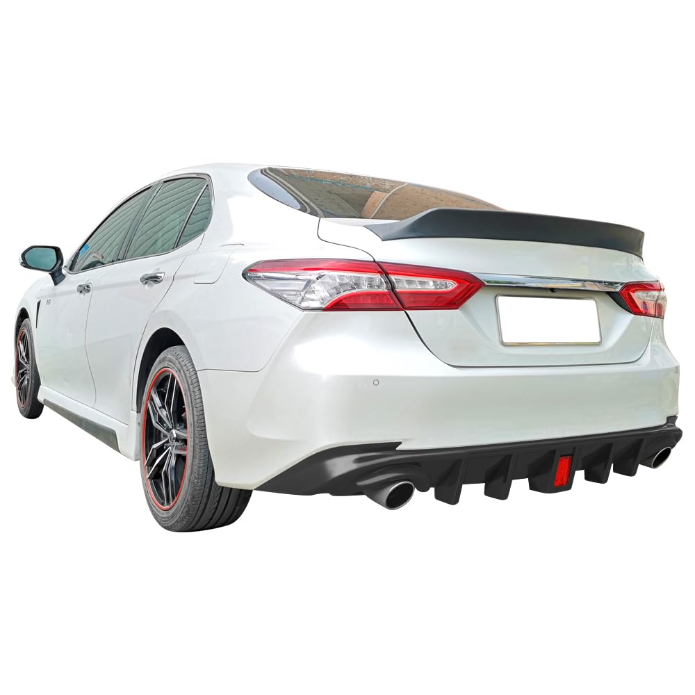 Amazon.com: IKON MOTORSPORTS, Rear Diffuser Compatible With 2018