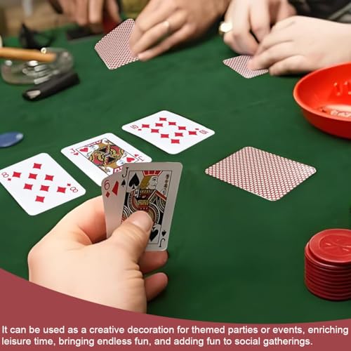 SGERUFZ 2 Decks Mini Spielkarten, Miniatur Pokerkarten für Kinder & Erwachsene, Kleine Spielkarten Mini Kartenspiel, Puppenhaus Möbel Zubehör – Bild 7