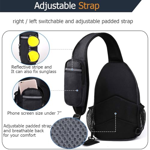 Mochila tipo Sling para ciclismo y senderismo miniatura 4