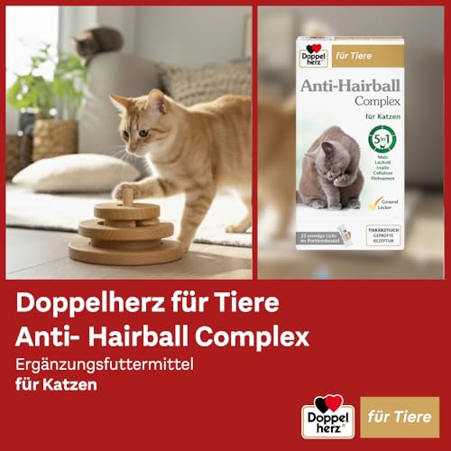 Doppelherz für Tiere Anti-Hairball Complex für Katzen – Ansicht 6
