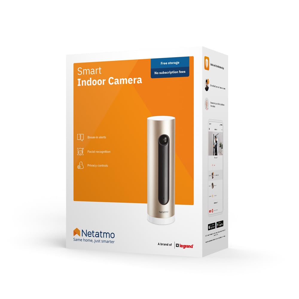 Netatmo Caméra de Surveillance Intérieure Intelligente - NSC01-EU