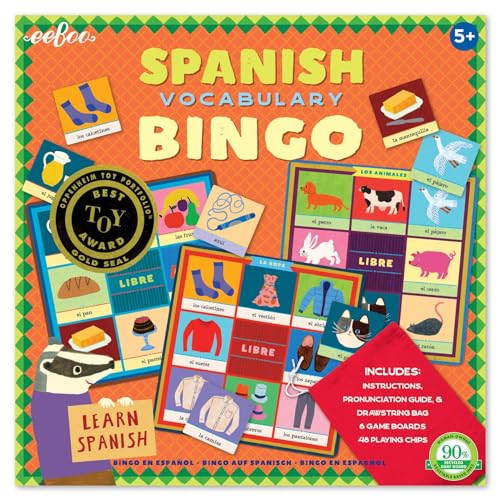 Spanish Vocabulary Bingo para niños 5+ años miniatura 2