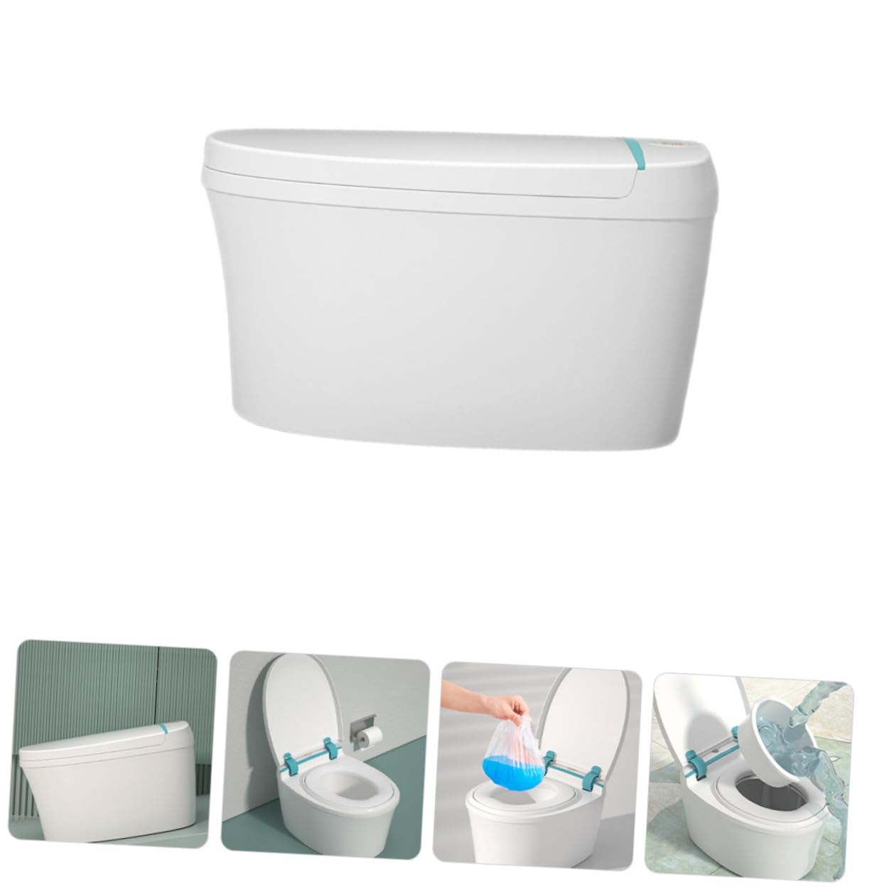 Töpfchen für Kleinkinder Realistisches Design Tragbar für Reisen aus Robustem Pp-material mit Weichem Sitz für Komfort Herausnehmbarer Einsatz für Einfache Reinigung