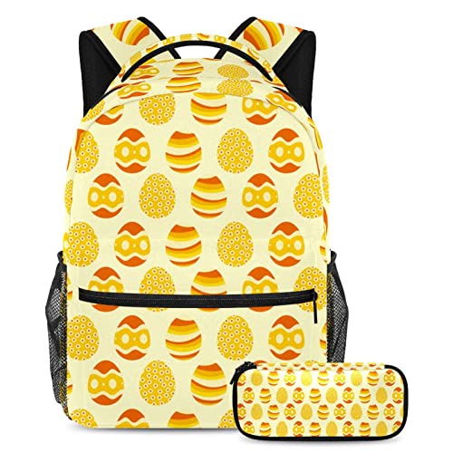 Sac à dos de voyage jaune à motifs pour les sorties scolaires et parcs
