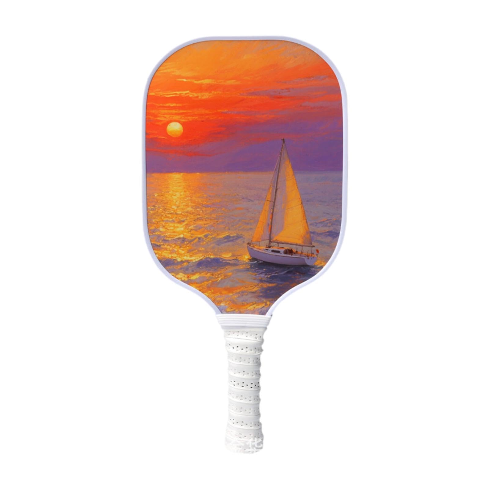 Fiberglass Pickleball Paddle Comfort Grip for Advanced Men Women Kids Adults Single Paddle-image-49