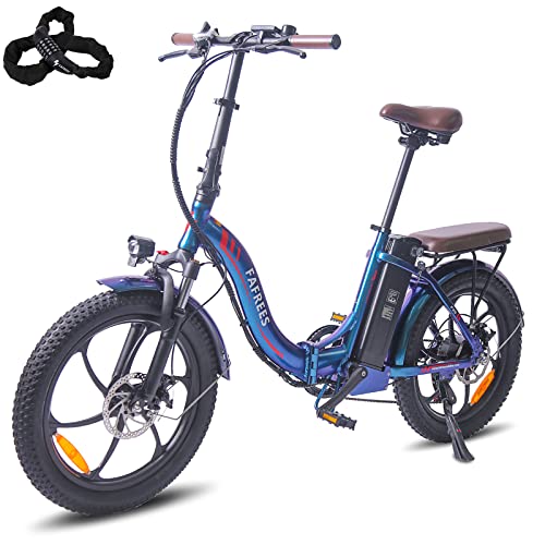 Fafrees Offiziell F20 PRO Herren E Bike Klappbar Fatbike mit 36V 20AH Akku, Damen E-Bike 20 Zoll Elektrisches Fahrrad 250W, Ebike Fahrrad 25km/h Mountainbike Herren Klapprad 140kg