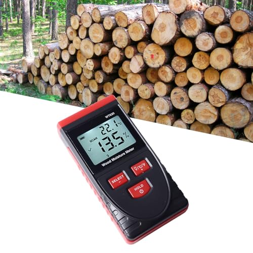 Humidimètre pour bois de précision avec écran rétroéclairé à 8 vitesses - 2