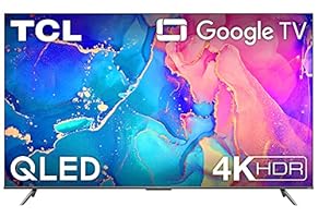 TCL 75C639 75 Zoll QLED Fernseher, 4K Ultra HD Google TV (Dolby Vision &amp; Atmos, Onkyo Sound System, Bewegungsklarheit, Freihändige Sprachsteuerung, Google Assistant &amp; Alexa kompatibel)