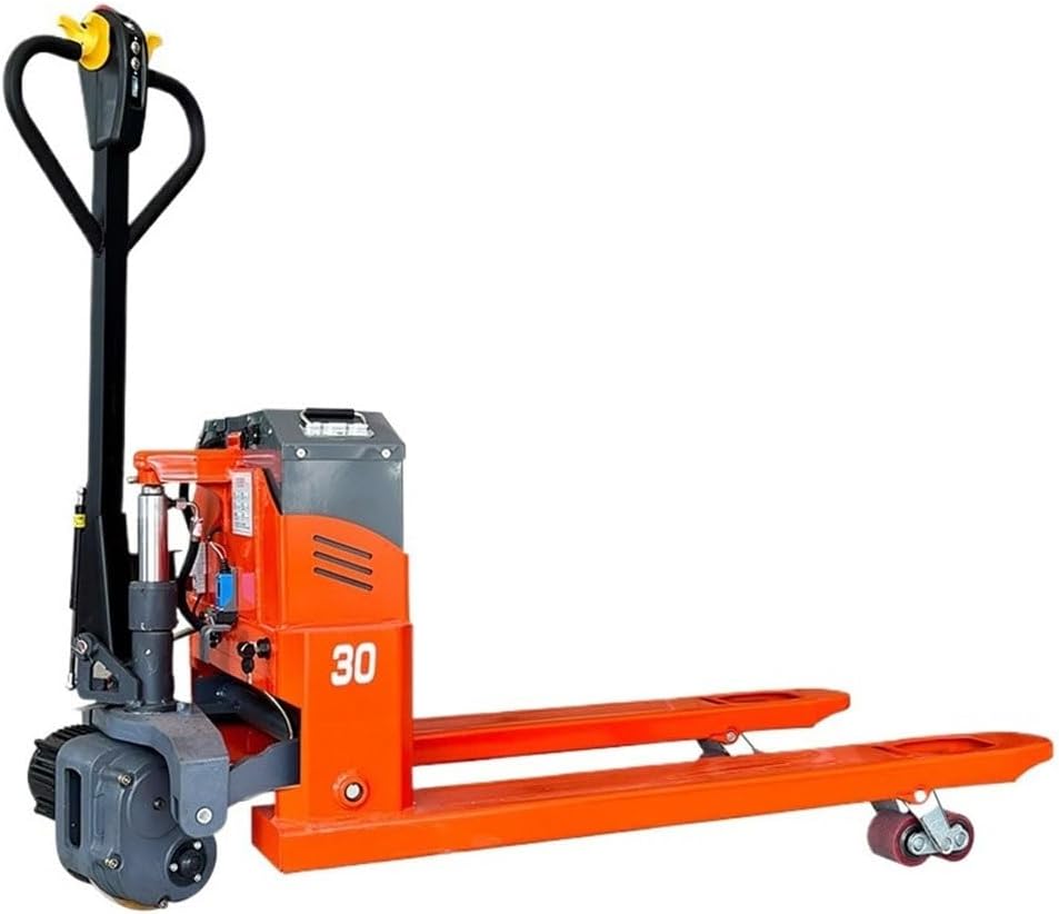Easy Maneuverability Electric Pallet Jack Truck Full Powered Lithium Battery Motorized Lift Trucks for Indoor Storage and Handling 6600lbs Capacity(68.5cm)