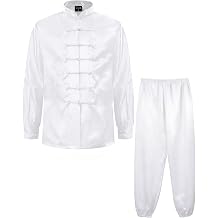 Funny World Tai Chi Clothing Kung Fu Uniform Tang Suit Men Hanfu Chinese Traditional Clothes Long Sleeve Suit