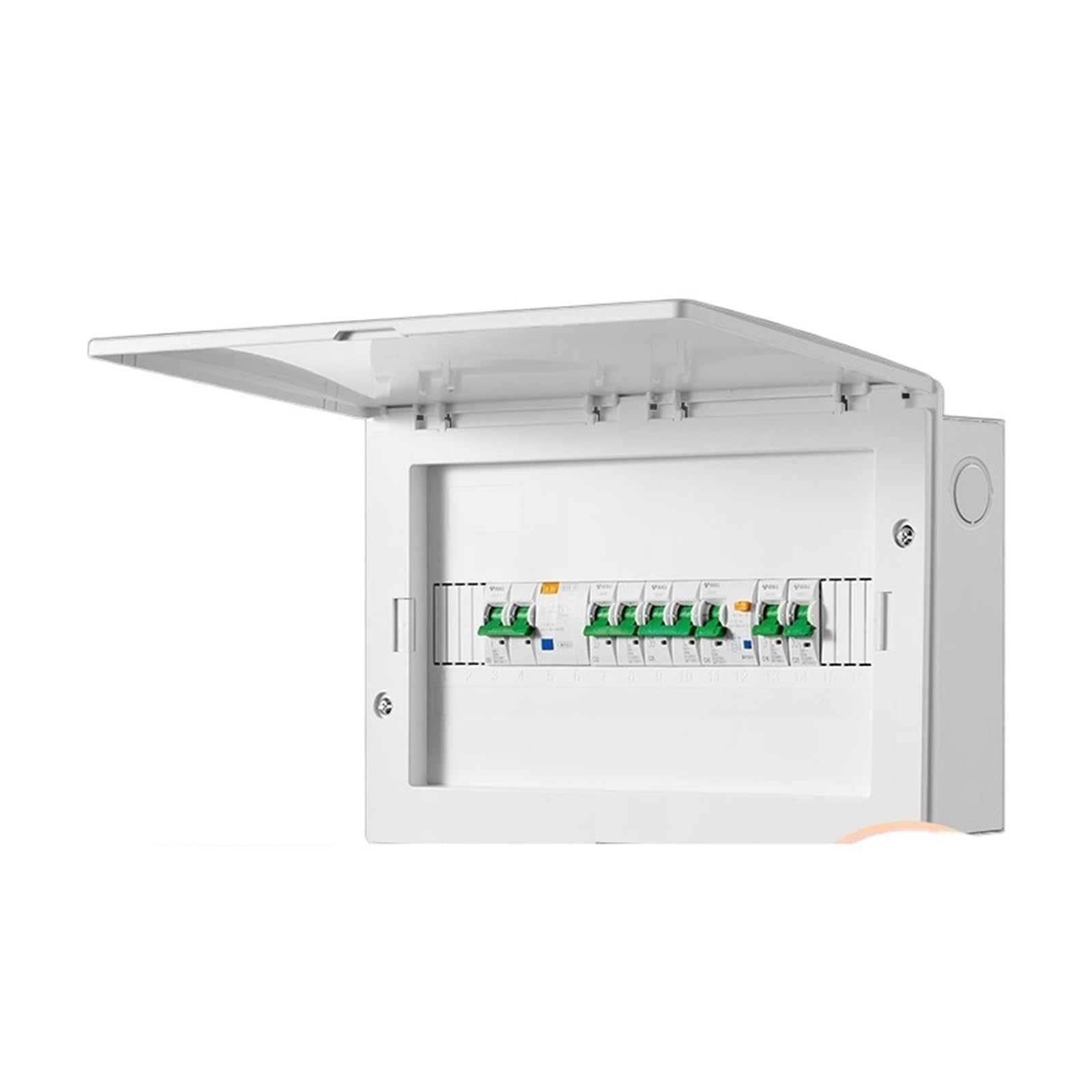 Ensemble complet câblage à fuite ouverte pour coffret de distribution d'éclairage intérieur