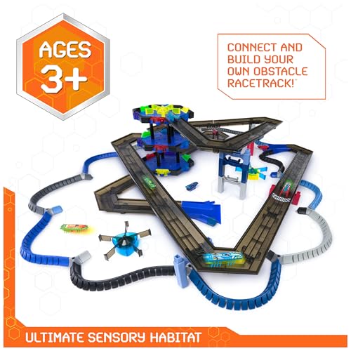 hex bots nanotopia sensory toys for kids amp cats with over 130 pieces amp 7 nano bots toy playsets amp mini robot toy for kids ages 3 amp up batteries included