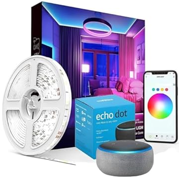 Fita Led Inteligente Alexa Wifi RGB 5 Metros - Compatível Echodot Alexa/GoogleHome Led SMD 5050