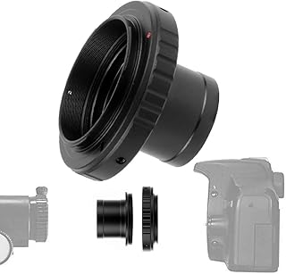 BGNING 1.25 inch Telescope w / T2 T Mount for Camera Lens Adapters Ring for Canon T2-EOS Compatible for Nikon for Olympus T2-AF for Sony/Minolta for Pentax (for Pentax PK)