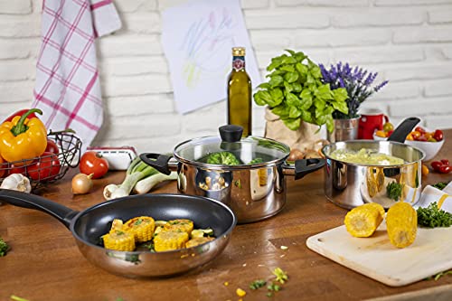 KUHN RIKON Classic Induction Stainless Steel Casserole Pot, 3 Litre/20 cm, Silver, 20cm/3L - Image 4