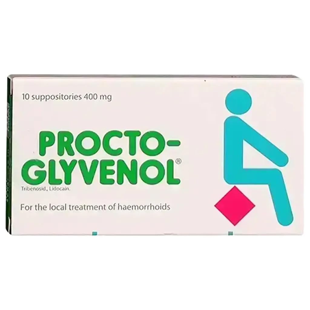 Glyvenol Suppository 400 mg 10-Pieces