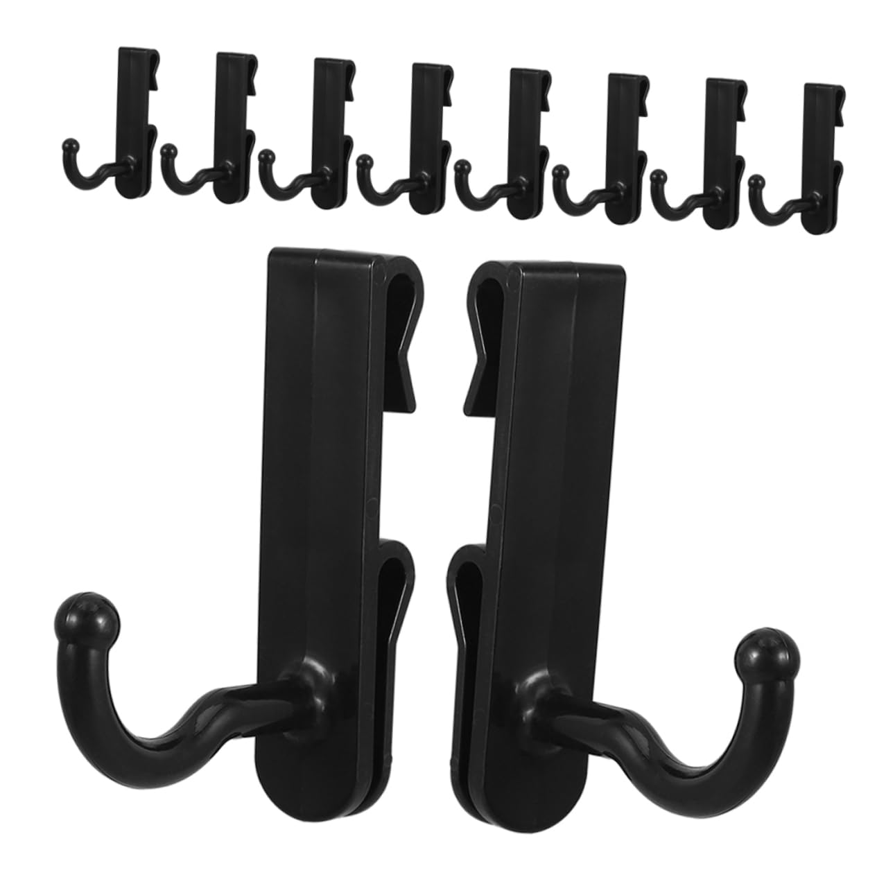 Yardenfun Grid Wall Hooks Assortment Pcs Abs Utility Hooks for Office Kitchen Garage Easy Install for Heavy Items