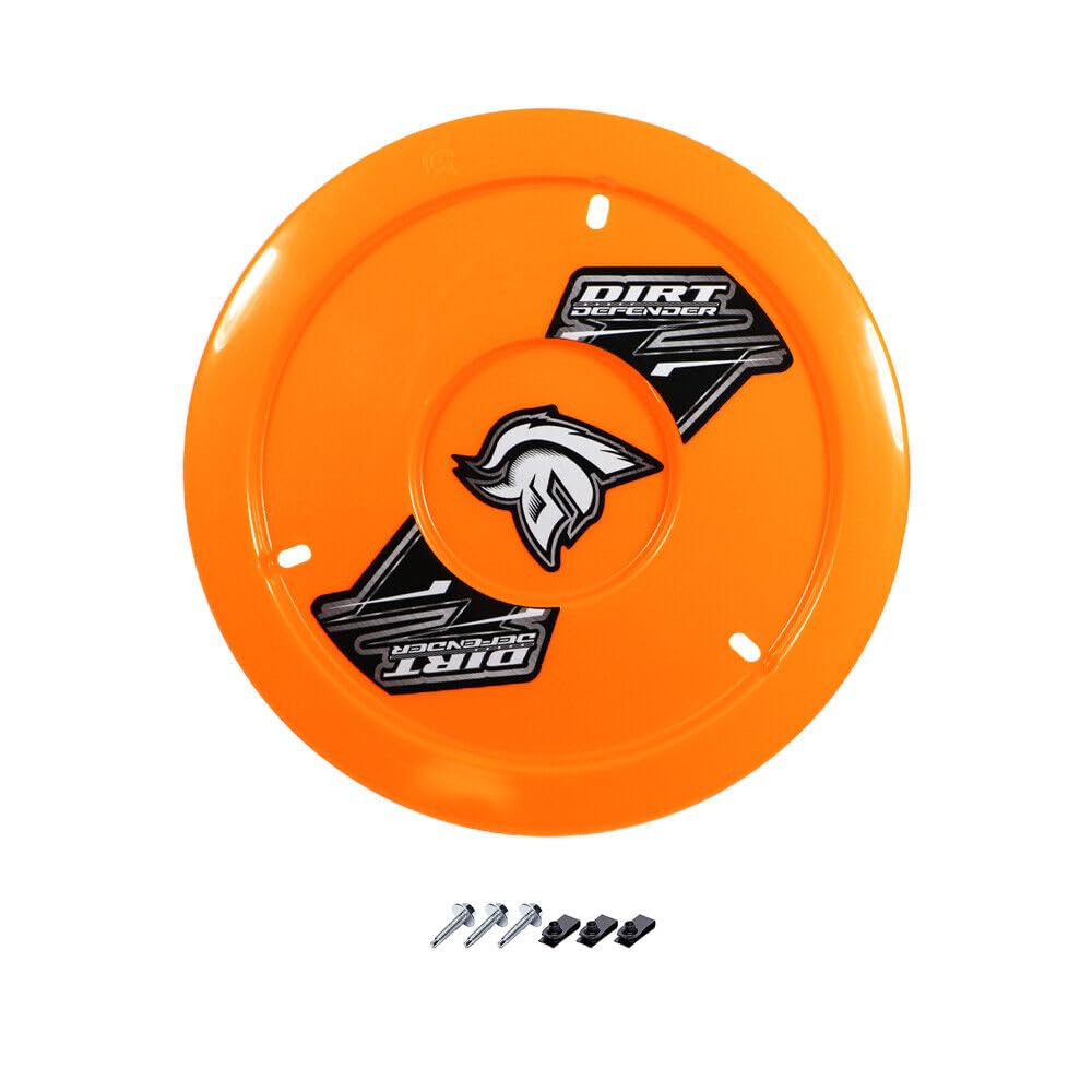 Dirt Defender 10060-2 Neon Orange Wheel Cover for Modifieds Late Models Stock Cars