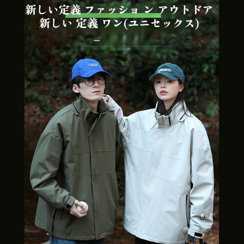 [lalarimi] カップル・ジャケット コート ジャケット メンズ ド付きアウトドアジャケット コート 冬のアメリカン・カップル