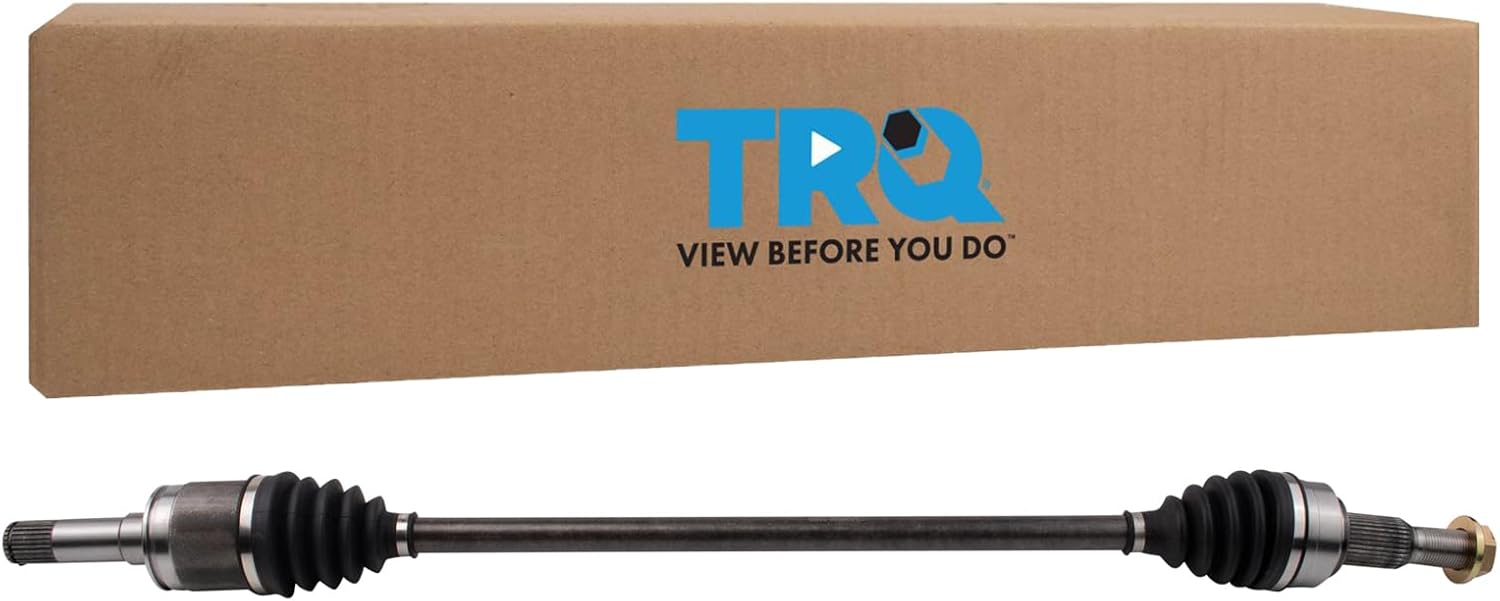 TRQ Rear Left CV Axle Assembly Driver Side Compatible with 2012-2017 Chevrolet Traverse 2012-2017 Buick Enclave 2012-2016 GMC Acadia 2017 GMC Acadia Limited