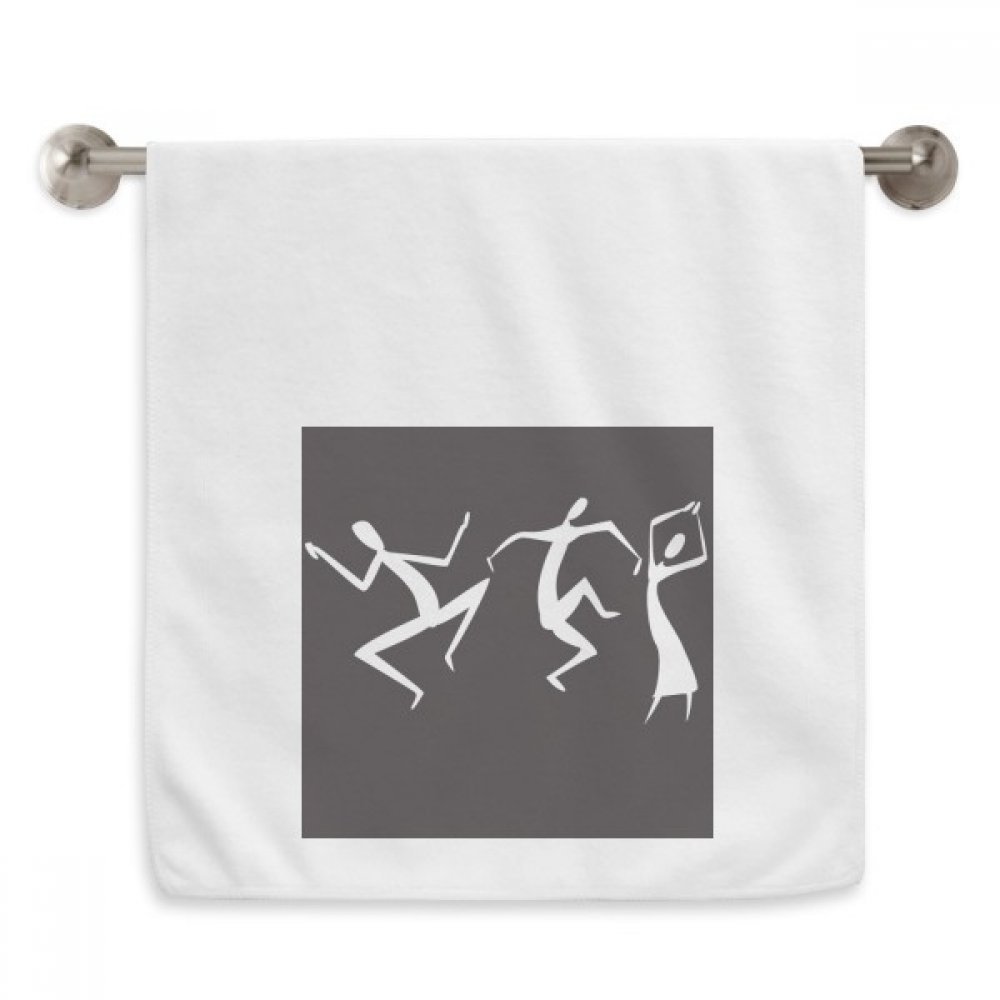 Egypte Antique serviettes moelleuses haut de gamme en coton blanc motif diadème abstrait