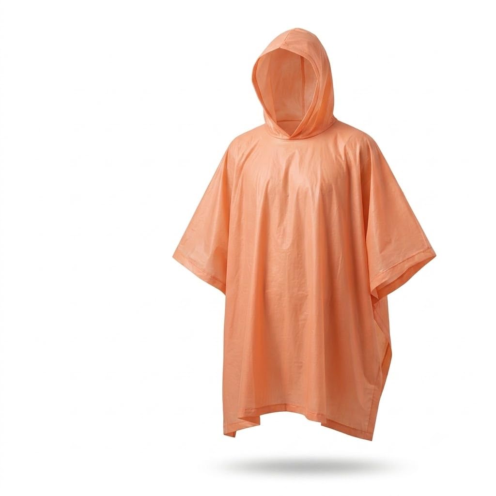Disposable Rain Poncho for Men & Women, Waterproof Hooded Plastic Raincoat, Lightweight Free Size Emergency Rain Wear for Travel, Hiking, Camping, Bike Riding & Outdoor Activities-image-26