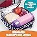 Bentology Insulated Lunch Box w Snack Pocket & Water Bottle Holder- Water-Resistant Lunchbox for Kids- Easy Clean Tote Mini Cooler Bag- Reusable Thermal Lunch Bag for Work School Picnic-Back to School