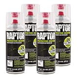 U-POL Raptor 2K White Spray-On Truck Bedliner Aerosol 13.2 oz (4 Pack)