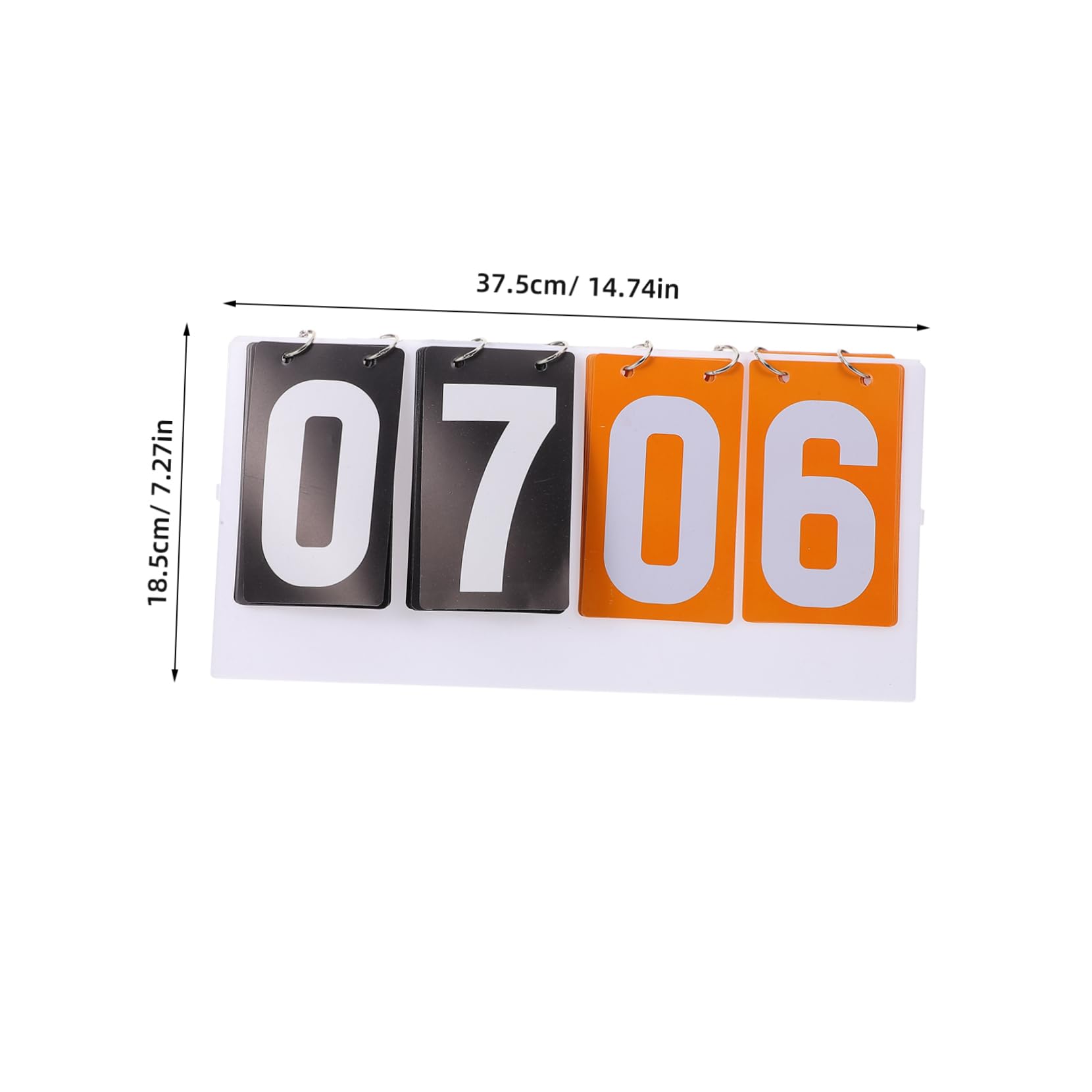 NAMOARLY Professional Table Tennis Scoreboard Basketball Game Scoreboard Portable Flip Scorekeeper PVC Construction Easy to Use