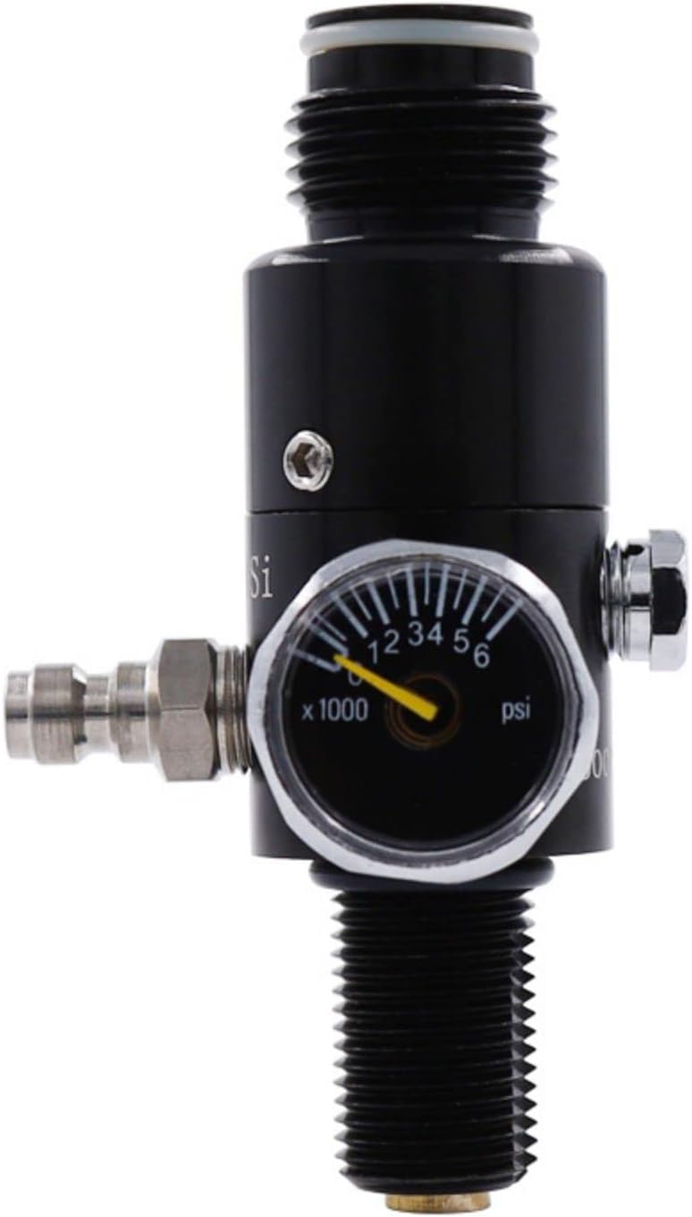 4500PSI Paintball Air Tank Regulator Valve Guage, Durable Aluminum Paintball Regulator for Industrial