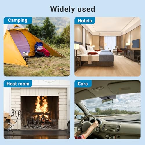 Image of INKBIRDPLUS Portable Carbon Monoxide Detector for CO Temperature Humidity | Rechargeable CO Monitor with Temperature & Humidity Sensor, 3-in-1 Air Quality Monitor with Audible & Visual Alarms