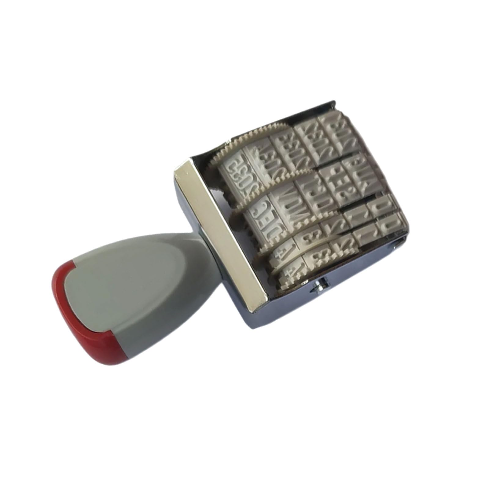 Multifunction Number Stamp English/Spanish/French Date Stamp Adjustable Ink Date for Multifunction Numbers
