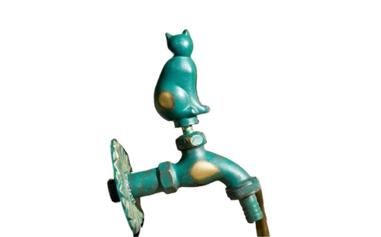 Outside Tap Outdoor Garden Faucet Shape Bibcock with Antique Brass Tap for Washing Mop/Garden Watering(TYPE99)