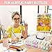Vowcarol Acrylic Paint Storage Box, 30 Bottles Capacity Acrylic Paint Organizer for 2 fl. oz Bottles, Craft Organizer