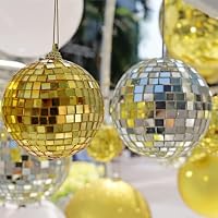 SSyang Quadratische Mosaik Spiegel Fliesen, 200 Stück, 10 * 10mm, für DIY Projekte, Wand, Basteln & Dekoration Mosaik Spiegel Deko, Wohnzimmer & Badezimmer (Gold) – Ansicht 6